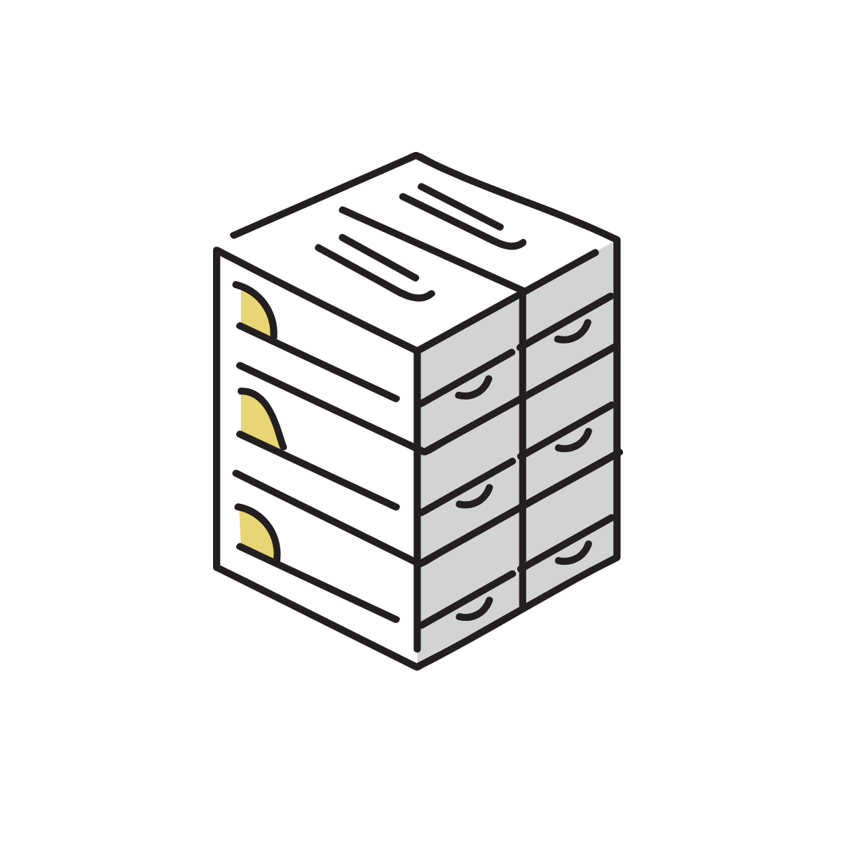 ティッシュペーパーのイラスト